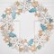 15.75" Wooden Snowflake Cut-Out Christmas Wreath Unlit Rustic Holiday Decor